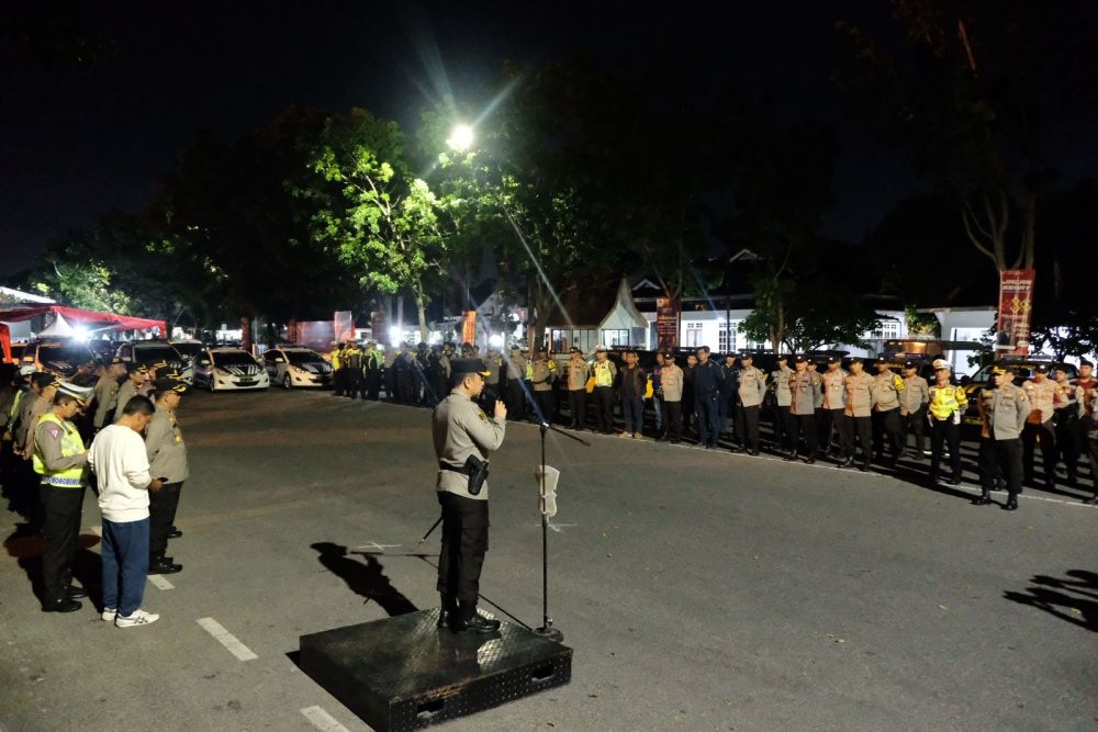 Ciptakan Kamtibmas yang Aman, Polresta Pekanbaru Gelar Blue Light Patrol