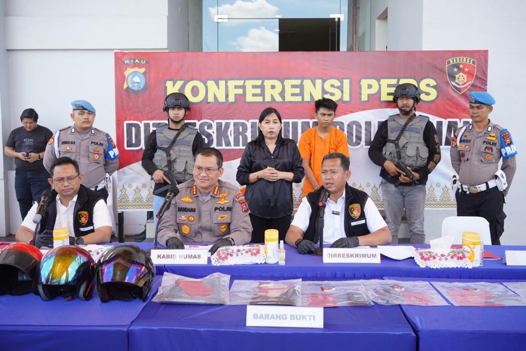 Polda Riau Ringkus 3 Komplotan Jambret di 119 TKP, Satu Korbannya Meninggal Dunia
