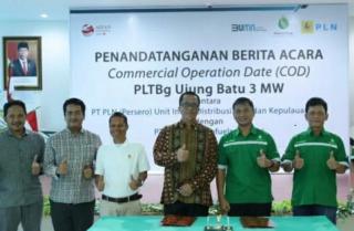 Pertama di Riau, Pembangkit Listrik Tenaga Biogas Resmi Beroperasi