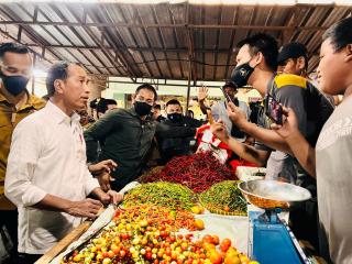 Presiden Jokowi Kunjungi Pasar Natar di Lampung Selatan