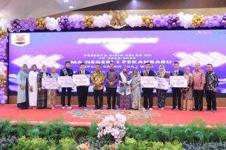 Ini Pesan Pj Wako Saat Hadiri Perpisahan Siswa SMAN 1 Pekanbaru