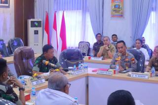Tim Wantannas RI Kunjungi Polresta Pekanbaru Bahas Rumuskan Kerawanan Keamanan Pemilu 2024