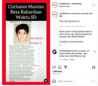Viral Curhatan Diduga Eks Pacar Reza Rahadian