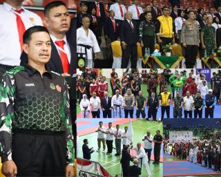 Aspidmil Kejati Riau Hadiri Pembukaan Kejurnas Karate Shokaido Open Piala Danrem
