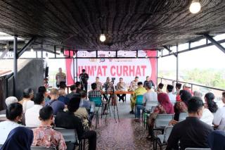 Kapolresta Pekanbaru Kembali Gelar Jumat Curhat