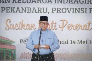 Hadiri Halalbihalal IKA Inhu, Wagub Riau Himbau Jaga Situasi Kondusif Jelang Pemilu 2024