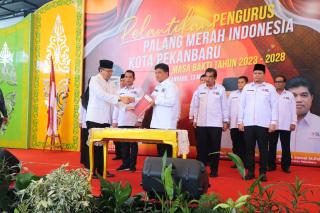 Selamat! Abdul Jamal Dilantik sebagai Ketua PMI Pekanbaru