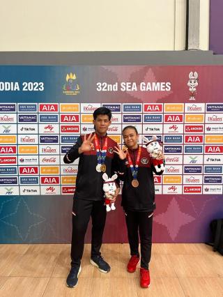 2 Atlet Sepak Takraw Bengkalis Bawa Indonesia Raih Emas, Perak dan Perunggu di SEA Games 2023Â 