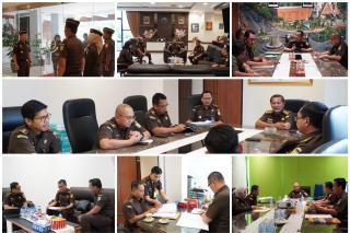 Inspektur I JAM- Pengawasan Kejagung Kunker Ke Kejati Riau