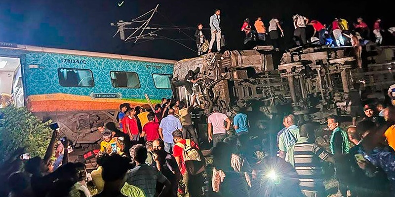 Mengerikan! Tabrakan Kereta di India, Lebih dari 200 Orang Meninggal Dunia