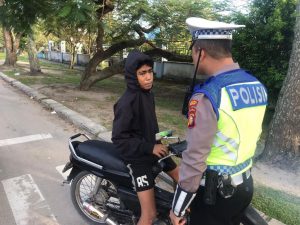 Satlantas Polres Dumai kembali Berlakukan Tilang Manual kepada Pelanggar