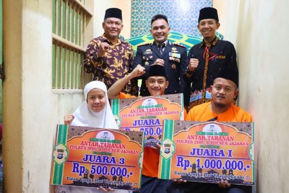 Tahanan di Polres Inhu Menangis, Dahulu Pencabul, Kini Juara Lomba Baca Al-Qur'an