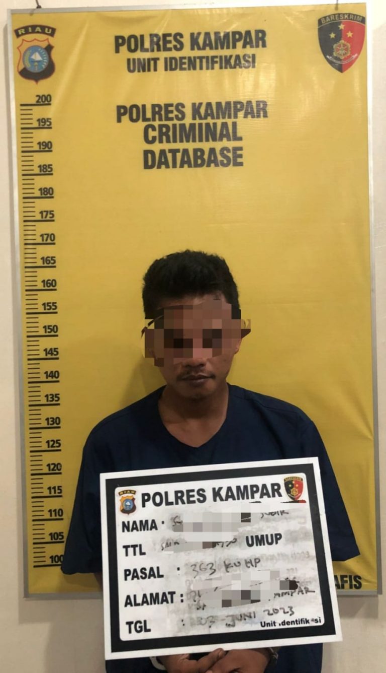 Bongkar Rumah, Warga Sialang di Ringkus Satreskrim Polres Kampar