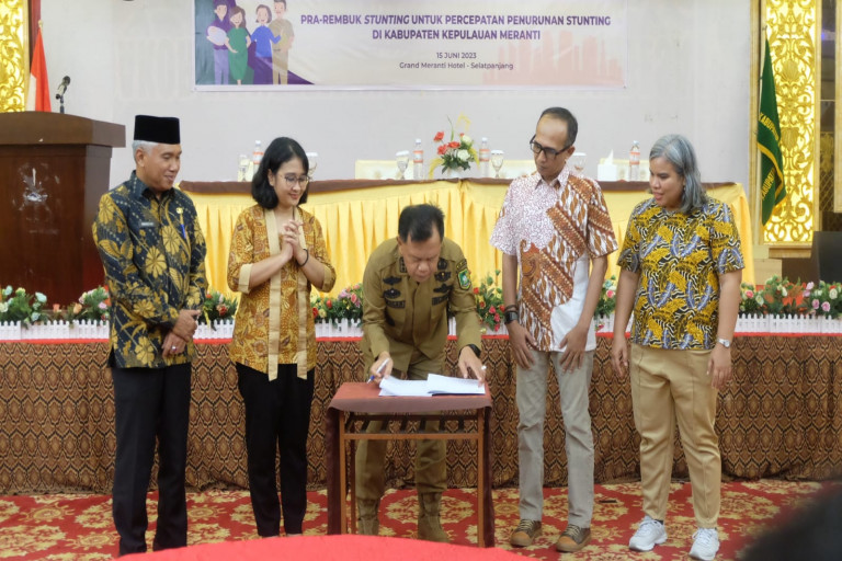 H. Asmar Buka Lokakarya Pra-Rembuk Stunting Kabupaten Kepulauan Meranti Tahun 2023