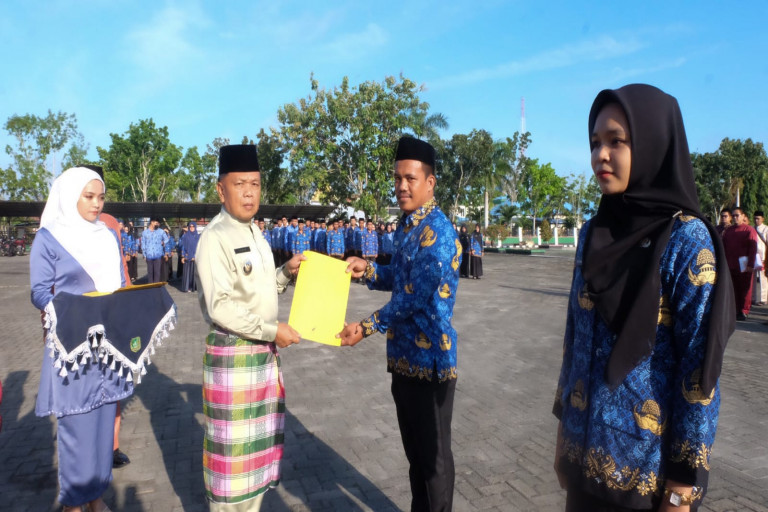 105 CPNS Kepulauan Meranti Terima SK PNS