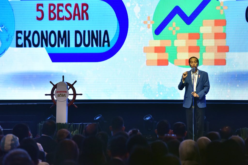 Presiden Jokowi Beberkan Tiga Acuan Wujudkan Indonesia Emas 2045