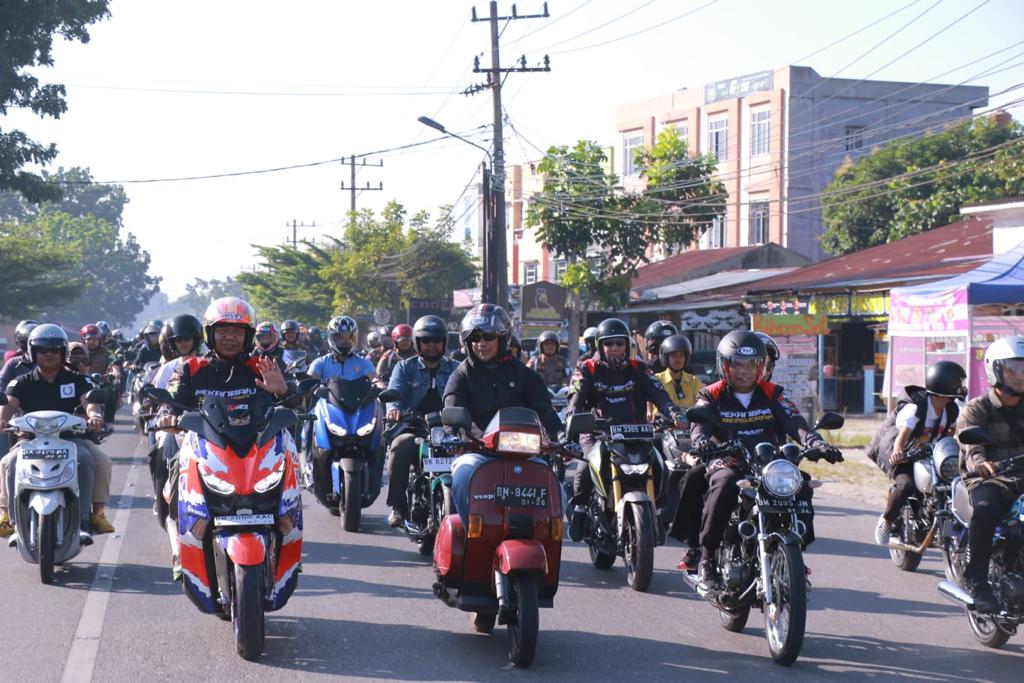 Pj Wali Kota Pekanbaru Pimpin Konvoi Sunmori dari Tenayan ke Asia Heritage Rumbai