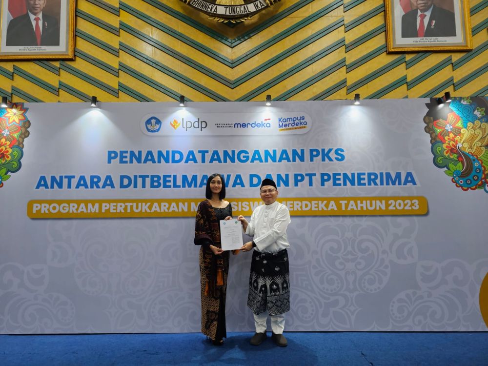 50 Mahasiswa Luar Sumatera Kuliah di Unilak Belajar Budaya Melayu Riau