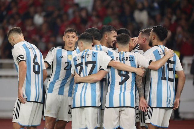 Tanpa Lionel Messi, Timnas Argentinas Bekuk Tuan Rumah Indonesia di GBK