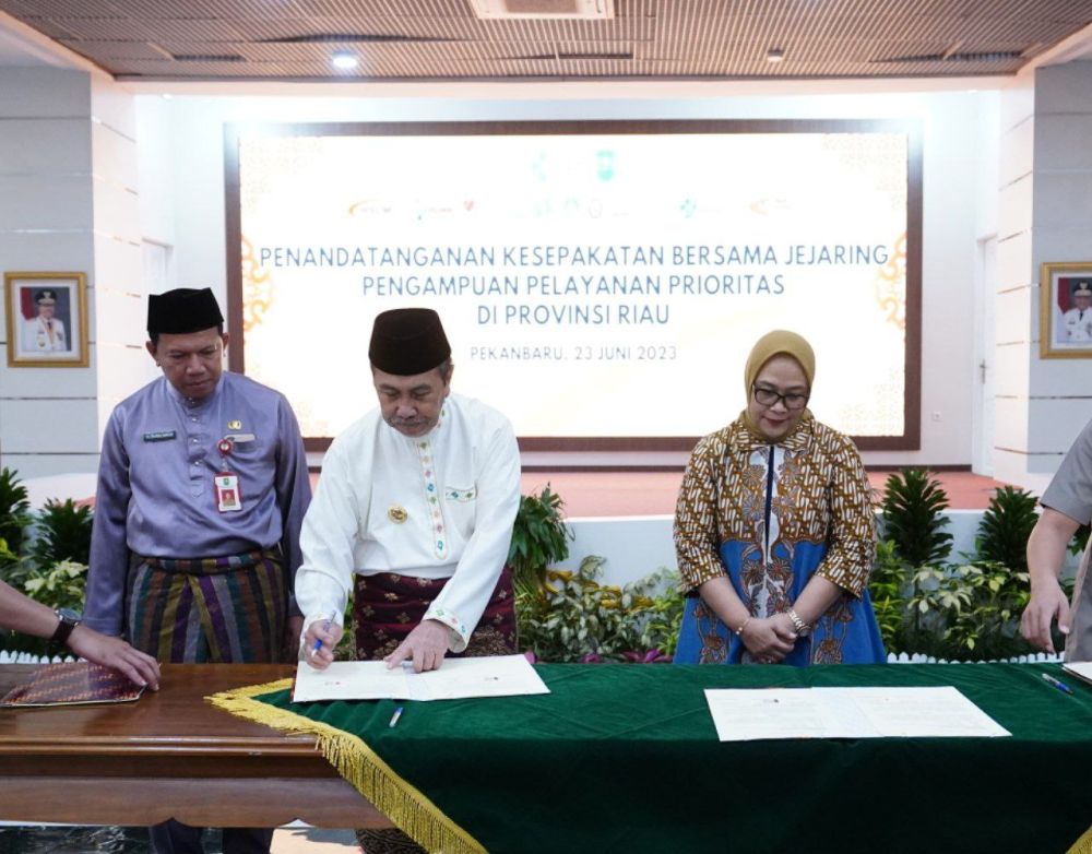 8 Rumah Sakit MoU Jejaring Pengampuan Pelayanan Prioritas di Provinsi Riau