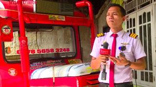 Viral! Ada Sopir Odong-odong Berseragam Pilot, Raup Untung Rp9 Juta Setiap Bulan