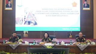 Bersama Direktur Uheksi, Kajati Riau Bahas Tugas dan Fungsi JAM- Pidmil