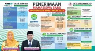 Unri Buka Penerimaan Mahasiswa Baru Lewat Jalur Mandiri