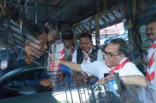 Menhub Ingin Pekanbaru Jadi Role Model Angkutan Massal