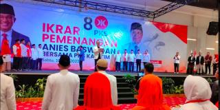 Joko Widodo Pimpin Langsung Ikrar Pemenangan Anies Baswedan