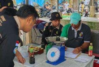 Disperindag Pekanbaru Lakukan Sidang Tera Ulang di Pasar Palapa