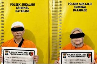 Gelapkan Uang Karpet Hotel, Pasutri di Pekanbaru Diamankan Polisi