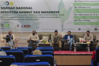 Mapala Laksamana Polbeng Gelar Seminar Nasional Ekosistem Gambut dan Mangrove