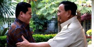 Orang Dekat Jokowi, Erick Thohir Sosok Paling Mungkin jadi Cawapres Prabowo Subianto