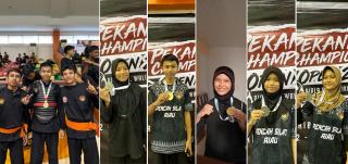 Ikut Kejuaraan Pencat Silat, Siswa MTsN 2 Pekanbaru Borong Medali 2 Emas dan 5 Perunggu 