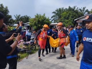 Korban Terakhir Terseret Arus Sungai Siak Ditemukan 1,5 Km dari Lokasi Kejadian