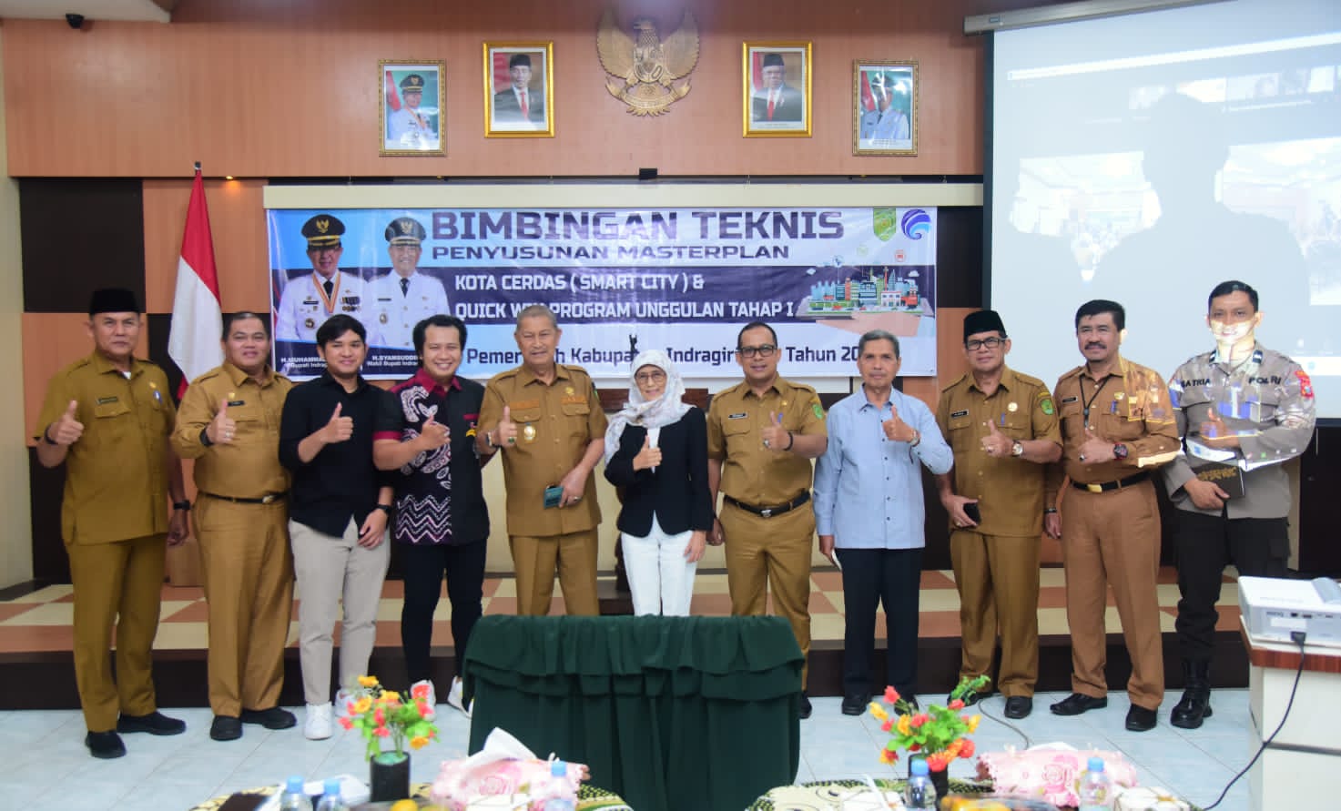 Wabup Inhil Buka Kegiatan Penyusunan Master Plan Kota Cerdas