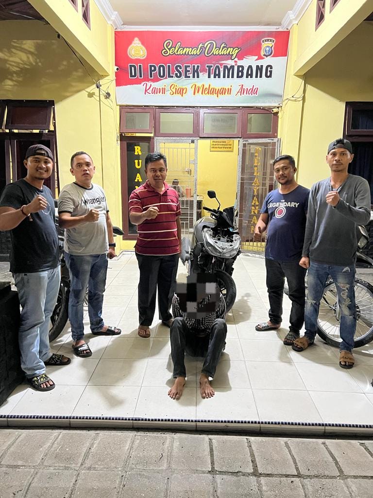 Jambret Gelang Mas, Salah Satu Pelaku Berhasil Ditangkap Polsek Tambang