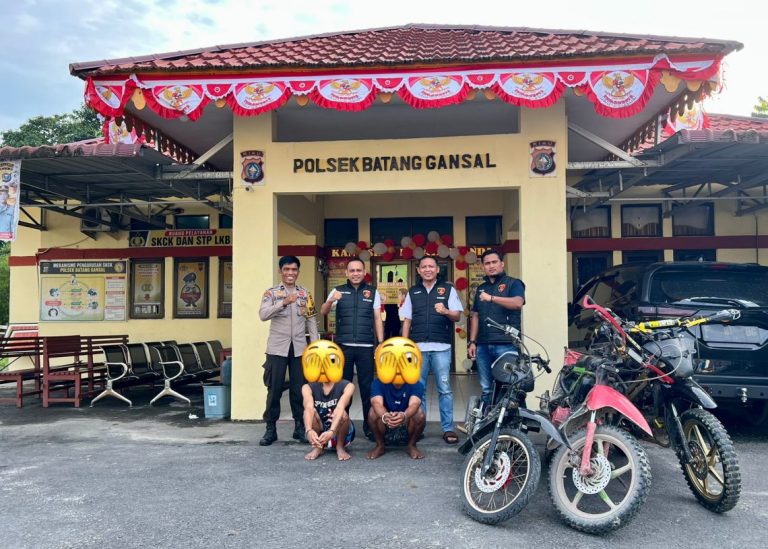 Polsek Batang Gansal Kembali Ringkus 3 Pelaku dan Penadah Curanmor
