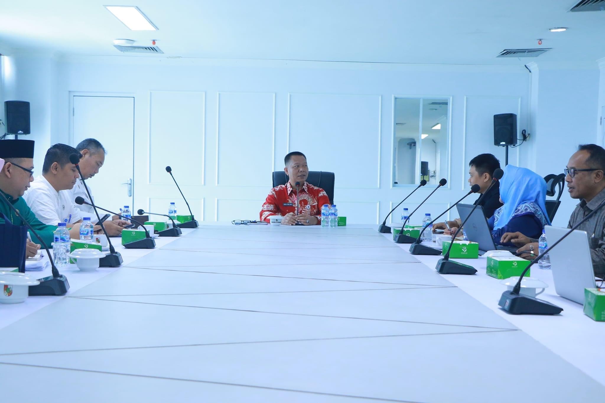 Sekdako Pimpin Rapat Percepatan Jumlah Pelanggan PDAM