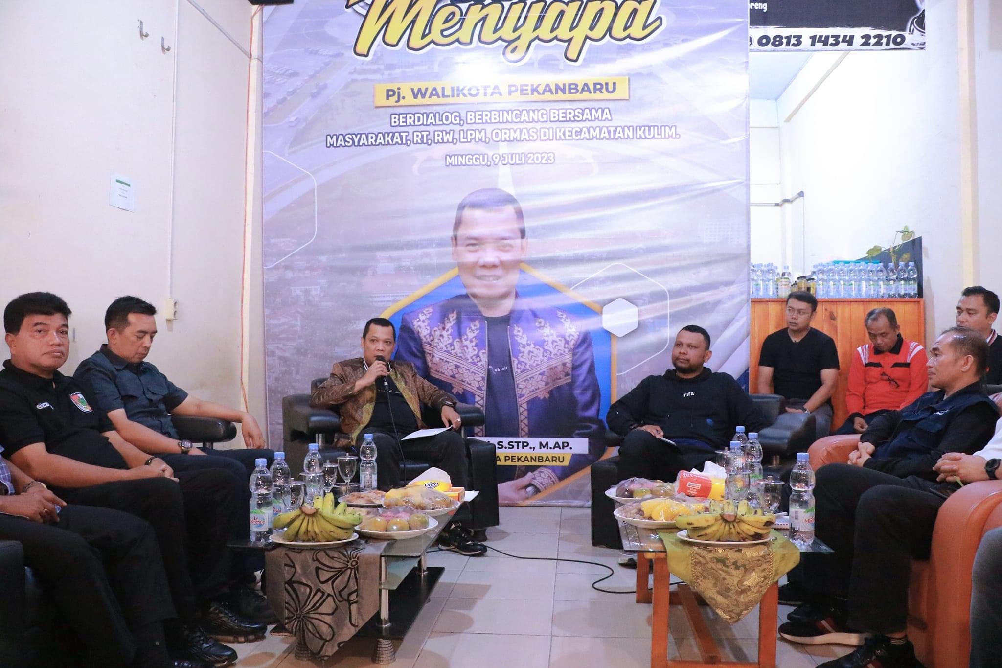 Pastikan Program Berjalan Baik, Pj Wako Sapa Warga Kulim