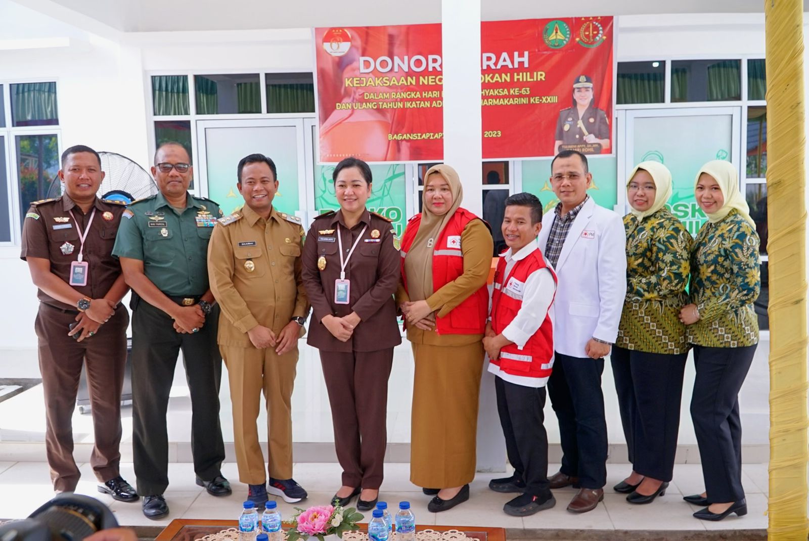 Bakti Sosial, Kejari Rohil Melaksanakan Kegiatan Bakti Donor Darah