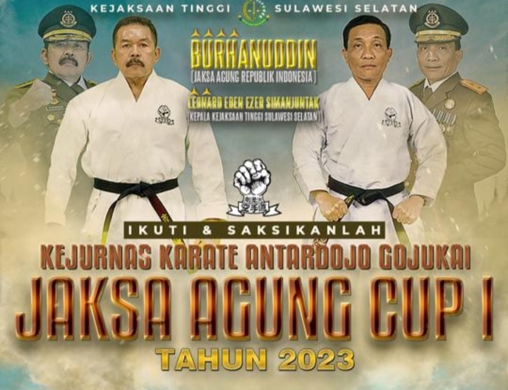 Dalam Waktu Dekat, Kajati Sulsel Gelar Kejurnas Karate Antardojo Gojukai