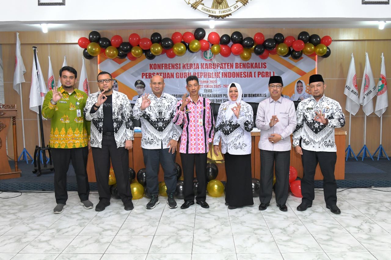 Konferensi PGRI Bengkalis, Guru Harus Jadi Teladan Siswa dan Masyarakat