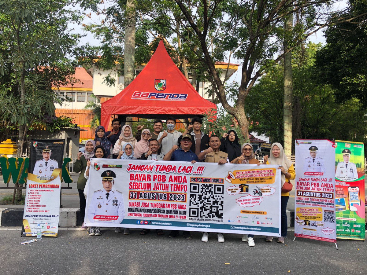 Bapenda Pekanbaru Gencar Sosialisasi dan Buka Posko Layanan Pembayaran PBB