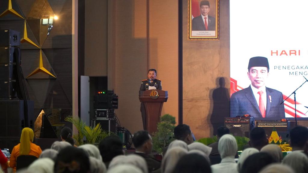 Kejaksaan Tinggi Riau Menggelar Syukuran Dalam Rangka Hari Bhakti Adhyaksa Ke 63Â