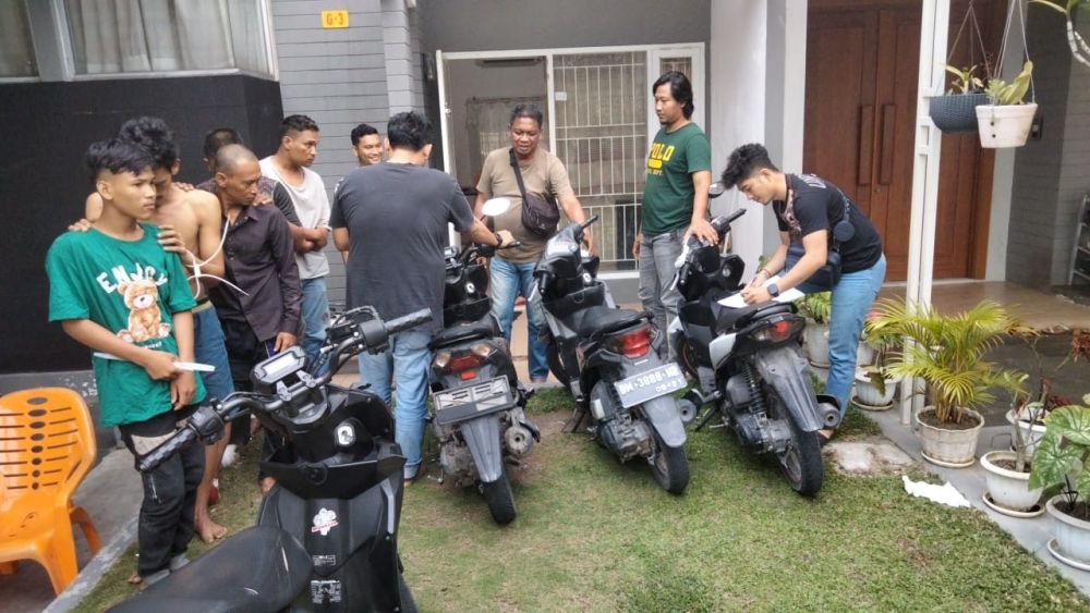 Selalu Bikin Resah Warga, Enam Pelaku Curanmor dan Satu Penadah Ditangkap