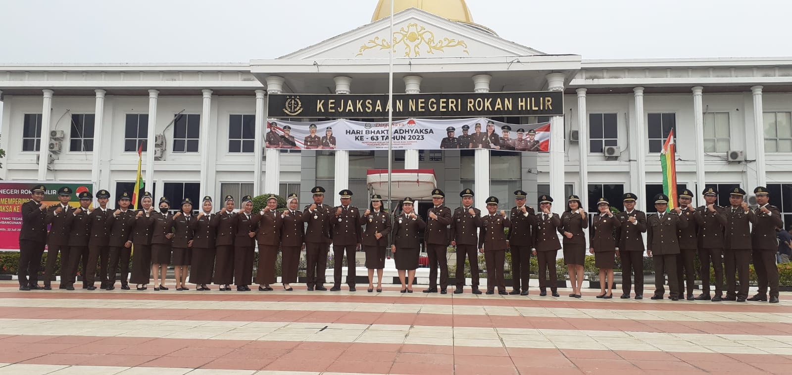 Upacara HBA ke 63, Kejari Rohil Senantiasa Menjaga Kepercayaan PublikÂ