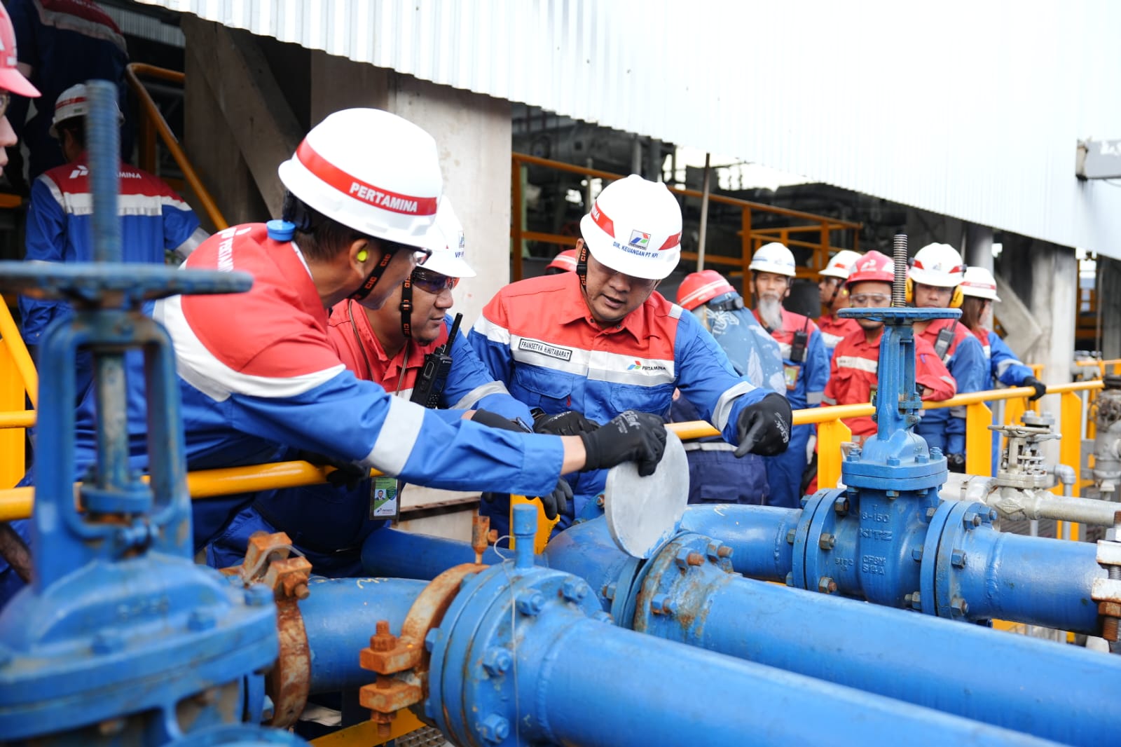 Kunjungi Kilang Dumai, Direktur Keuangan PT KPI Apresiasi Program GHK dan MCD