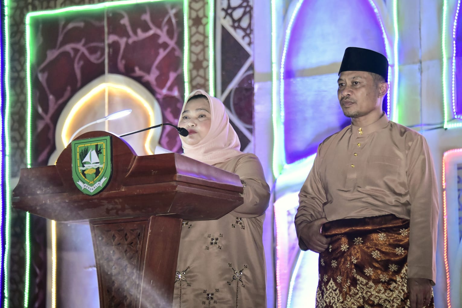 MTQ Ke-VI Kecamatan Bandar Laksamana Resmi Dibuka Bupati Kasmarni