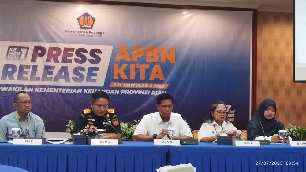 Hingga Juni 2023, Realisasi Belanja APBN di Riau Rp13,3 TriliunÂ